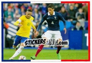 Sticker Raphael Varane - Team France 2016. Fiers D'Être Bleus n. 49 - Panini