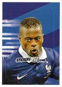Sticker Patrice Evra - Team France 2016. Fiers D'Être Bleus n. 53 - Panini