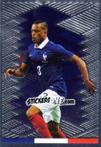 Sticker Patrice Evra - Team France 2016. Fiers D'Être Bleus n. 54 - Panini
