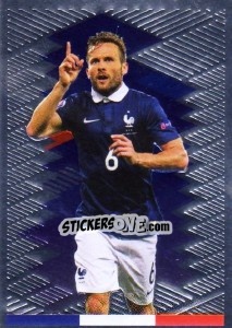 Sticker Yohan Cabaye - Team France 2016. Fiers D'Être Bleus n. 60 - Panini
