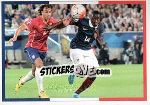 Sticker Blaise Matuidi - Team France 2016. Fiers D'Être Bleus n. 64 - Panini