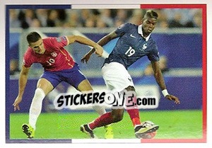 Sticker Paul Pogba - Team France 2016. Fiers D'Être Bleus - Panini