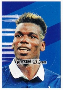 Sticker Paul Pogba - Team France 2016. Fiers D'Être Bleus n. 68 - Panini