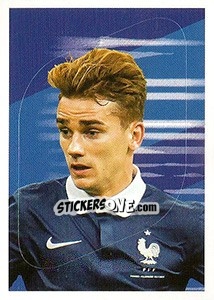 Sticker Antoine Griezmann - Team France 2016. Fiers D'Être Bleus n. 80 - Panini