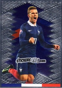 Sticker Antoine Griezmann - Team France 2016. Fiers D'Être Bleus n. 81 - Panini