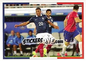 Sticker Anthony Martial - Team France 2016. Fiers D'Être Bleus n. 82 - Panini