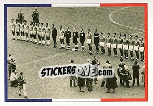 Sticker Brasil-France - Players Line Up - Team France 2016. Fiers D'Être Bleus n. 85 - Panini