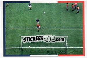 Sticker Euro 84 Final - Team France 2016. Fiers D'Être Bleus n. 90 - Panini