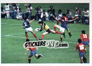Sticker Euro 84 Final - Team France 2016. Fiers D'Être Bleus n. 91 - Panini