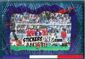 Sticker Euro 84 Final - Team France 2016. Fiers D'Être Bleus n. 92 - Panini
