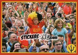 Sticker Figurina 15 - Belgian Red Devils 2016 #Tousenfrance n. 15 - Panini