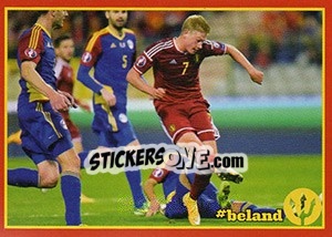 Sticker Belgium - Andorra 1 - Belgian Red Devils 2016 #Tousenfrance n. 22 - Panini