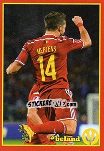 Sticker Belgium - Andorra 5 - Belgian Red Devils 2016 #Tousenfrance n. 26 - Panini