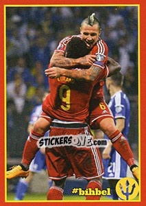 Sticker Bosnia - Belgium 5 - Belgian Red Devils 2016 #Tousenfrance n. 31 - Panini