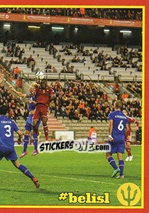 Sticker Belgium - Island 3 - Belgian Red Devils 2016 #Tousenfrance n. 34 - Panini