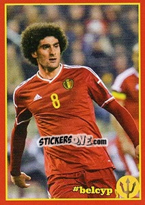 Sticker Belgium - Cyprus 5 - Belgian Red Devils 2016 #Tousenfrance n. 46 - Panini