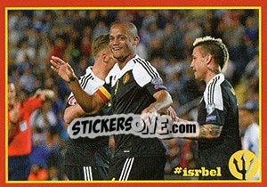 Sticker Israel - Belgium 1