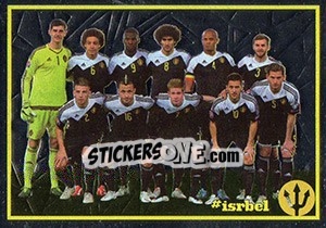Sticker Israel - Belgium 4