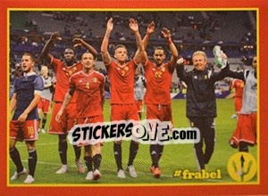 Sticker France - Belgium 1 - Belgian Red Devils 2016 #Tousenfrance - Panini