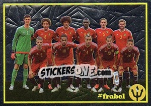 Cromo France - Belgium 4 - Belgian Red Devils 2016 #Tousenfrance - Panini