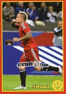 Sticker France - Belgium 5 - Belgian Red Devils 2016 #Tousenfrance - Panini