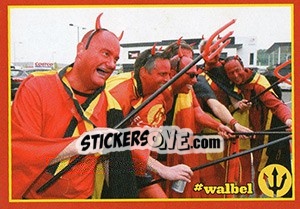 Sticker Wales - Belgium 1