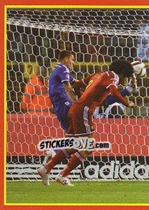 Sticker Belgium - Bosnia 2 - Belgian Red Devils 2016 #Tousenfrance n. 63 - Panini