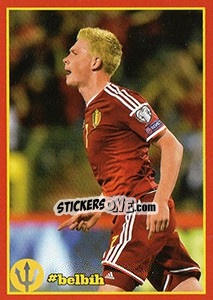 Sticker Belgium - Bosnia 5 - Belgian Red Devils 2016 #Tousenfrance n. 66 - Panini