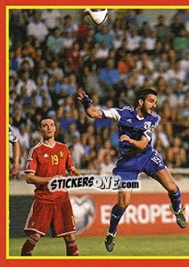Sticker Cyprus - Belgium 2 - Belgian Red Devils 2016 #Tousenfrance n. 68 - Panini