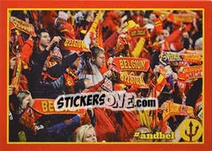 Sticker Andorra - Belgium 1 - Belgian Red Devils 2016 #Tousenfrance n. 72 - Panini