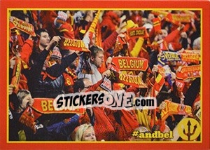 Cromo Andorra - Belgium 1 - Belgian Red Devils 2016 #Tousenfrance - Panini