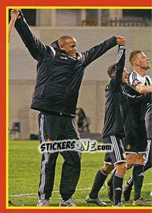 Sticker Andorra - Belgium 2 - Belgian Red Devils 2016 #Tousenfrance n. 73 - Panini
