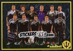 Sticker Andorra - Belgium 4