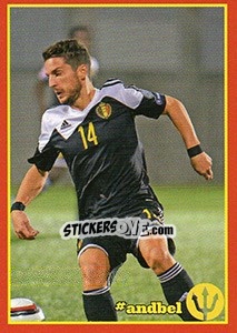 Sticker Andorra - Belgium 5 - Belgian Red Devils 2016 #Tousenfrance n. 76 - Panini