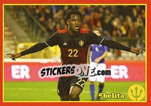 Sticker Belgium - Italia 1 - Belgian Red Devils 2016 #Tousenfrance n. 82 - Panini