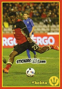 Sticker Belgium - Italia 5 - Belgian Red Devils 2016 #Tousenfrance n. 86 - Panini