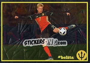 Sticker Belgium - Italia 9 - Belgian Red Devils 2016 #Tousenfrance n. 90 - Panini