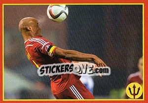 Sticker Vincent Kompany 5 - Belgian Red Devils 2016 #Tousenfrance n. 96 - Panini
