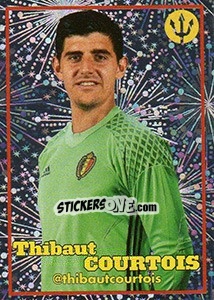 Sticker Thibaut Courtois 1 - Belgian Red Devils 2016 #Tousenfrance n. 98 - Panini