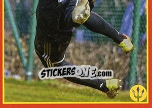 Sticker Thibaut Courtois 5 - Belgian Red Devils 2016 #Tousenfrance n. 102 - Panini