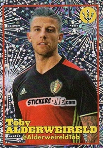 Sticker Toby Alderweireld 1 - Belgian Red Devils 2016 #Tousenfrance n. 116 - Panini