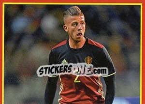 Sticker Toby Alderweireld 4 - Belgian Red Devils 2016 #Tousenfrance n. 119 - Panini