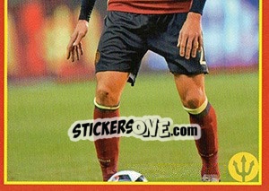Sticker Toby Alderweireld 5 - Belgian Red Devils 2016 #Tousenfrance n. 120 - Panini