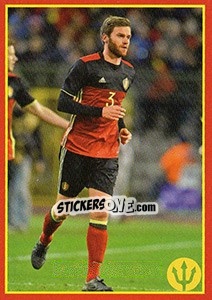 Sticker Nicolas Lombaerts 3 - Belgian Red Devils 2016 #Tousenfrance n. 124 - Panini
