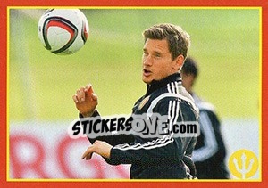 Sticker Jan Vertonghen 2 - Belgian Red Devils 2016 #Tousenfrance n. 129 - Panini