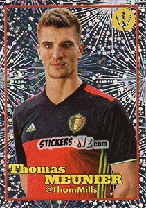 Sticker Thomas Meunier 1 - Belgian Red Devils 2016 #Tousenfrance - Panini