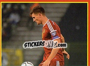 Sticker Thomas Meunier 4 - Belgian Red Devils 2016 #Tousenfrance n. 143 - Panini