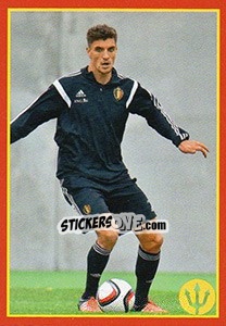 Sticker Thomas Meunier 6 - Belgian Red Devils 2016 #Tousenfrance n. 145 - Panini