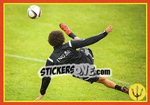 Sticker Axel Witsel 6 - Belgian Red Devils 2016 #Tousenfrance n. 151 - Panini