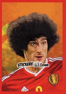 Sticker Marouane Fellaini 2 - Belgian Red Devils 2016 #Tousenfrance - Panini